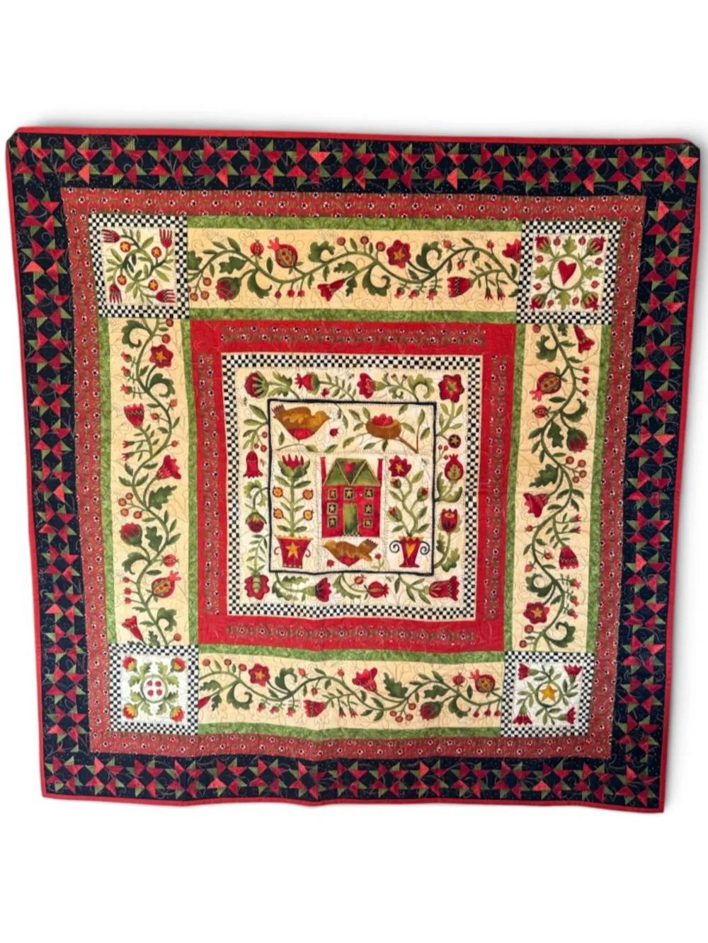 Beautiful handmade quilt